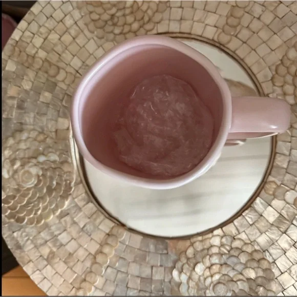 MIMI Pink Ceramic Coffee Mug - Dining Home - Picture 4 of 4